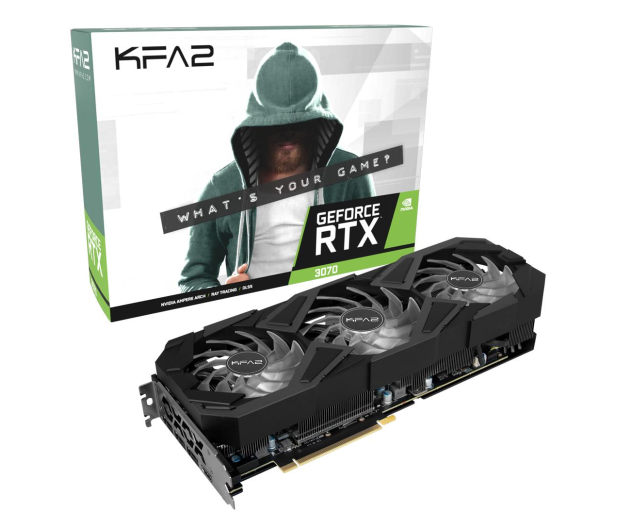 KFA2 GeForce RTX 3070 EX Gamer 1-Click OC 8GB GDDR6